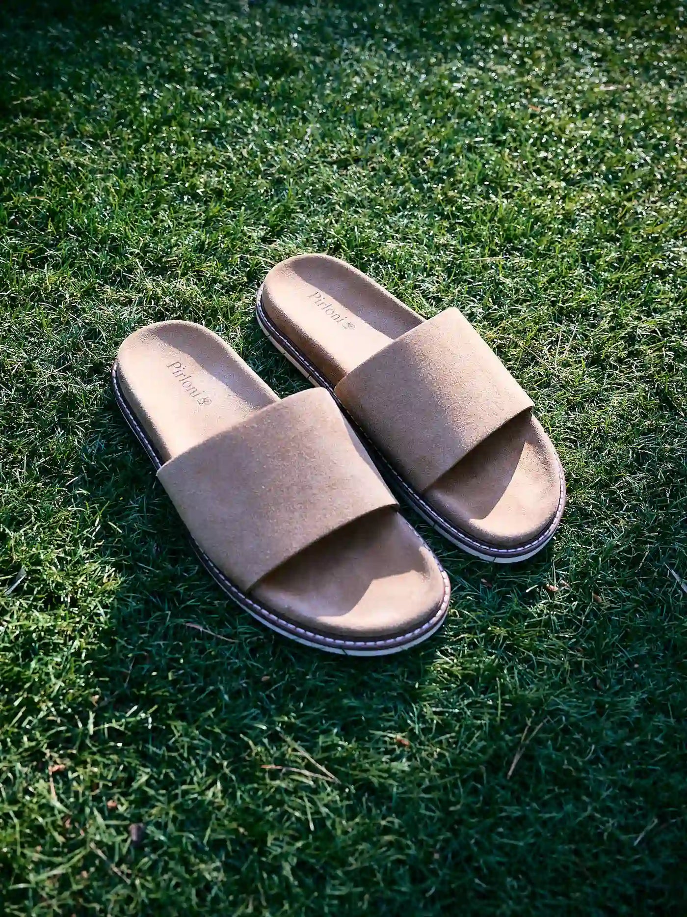 Beige Pirloni Slippers for Relaxed Everyday Comfort
