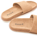 Beige Pirloni Slippers for Comfortable Indoor Style
