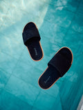 Black Pirloni Slippers for Comfortable Everyday Wear

