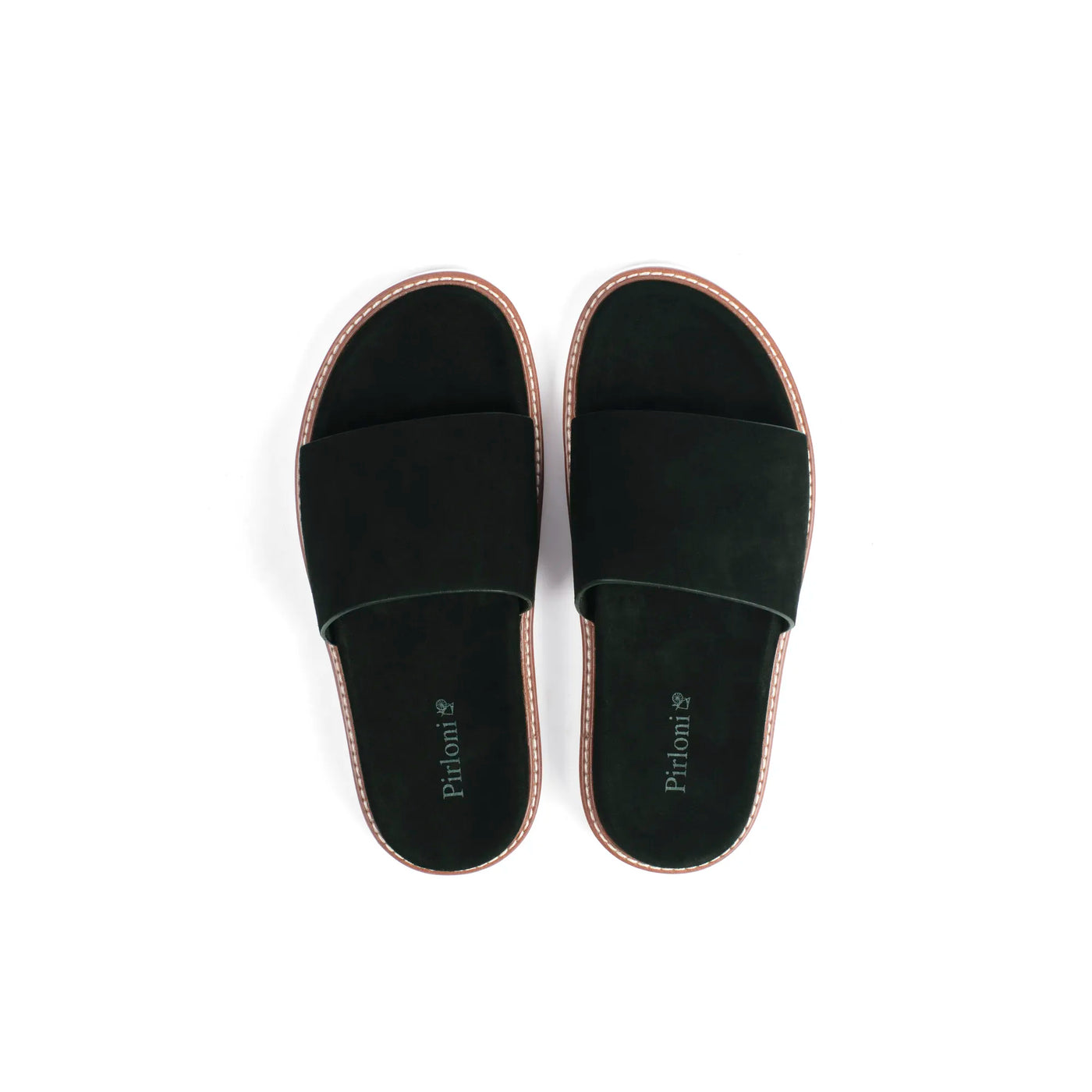 Black Pirloni Slippers for Premium Everyday Comfort
