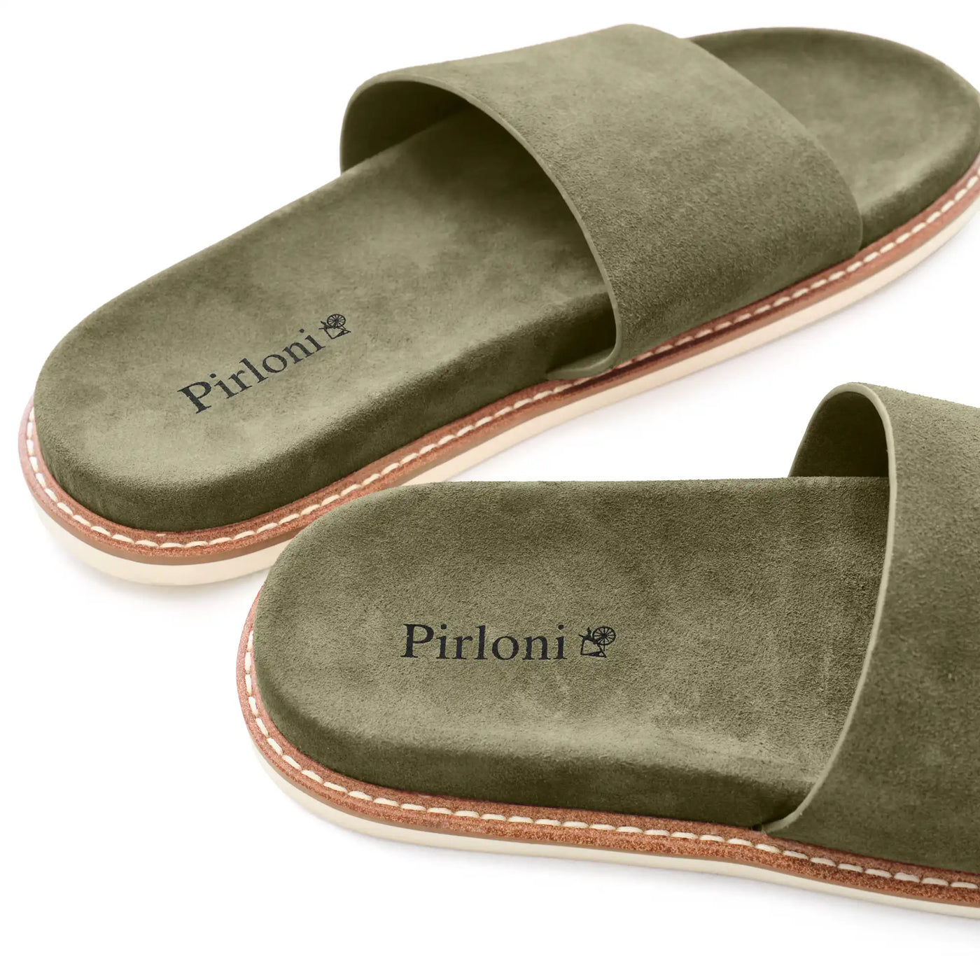 Green Pirloni Slippers for Fresh Everyday Comfort
