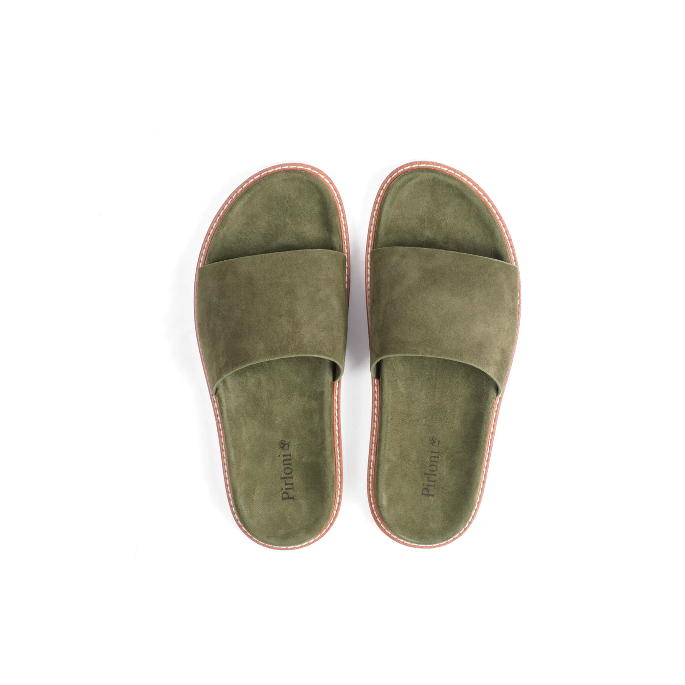 Pair of green sandals