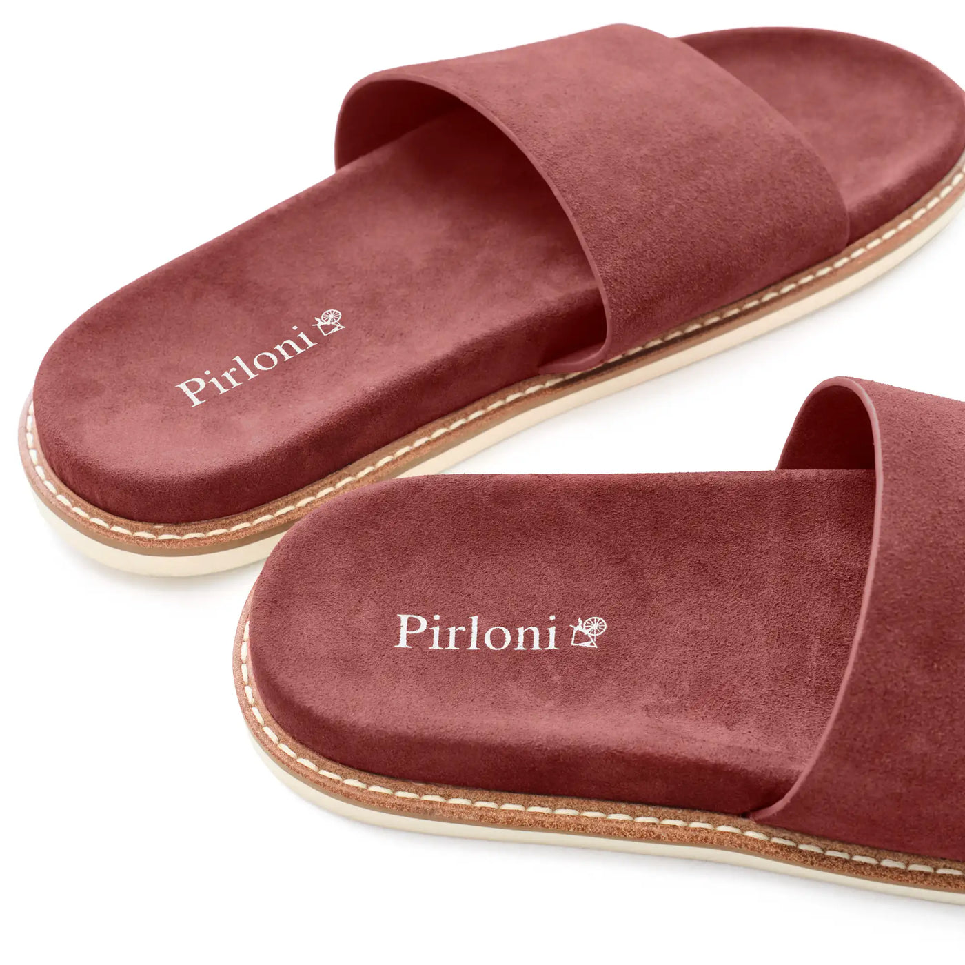 Red Pirloni Slippers for Stylish Everyday Comfort
