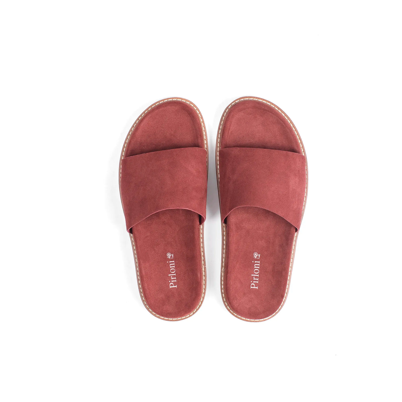 Red Pirloni Slippers for Bold Everyday Comfort
