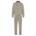 Beige jumpsuit on a white background