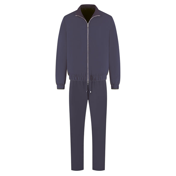 Pirloni Reversible Tech Suit in Navy for Versatile Modern Style
