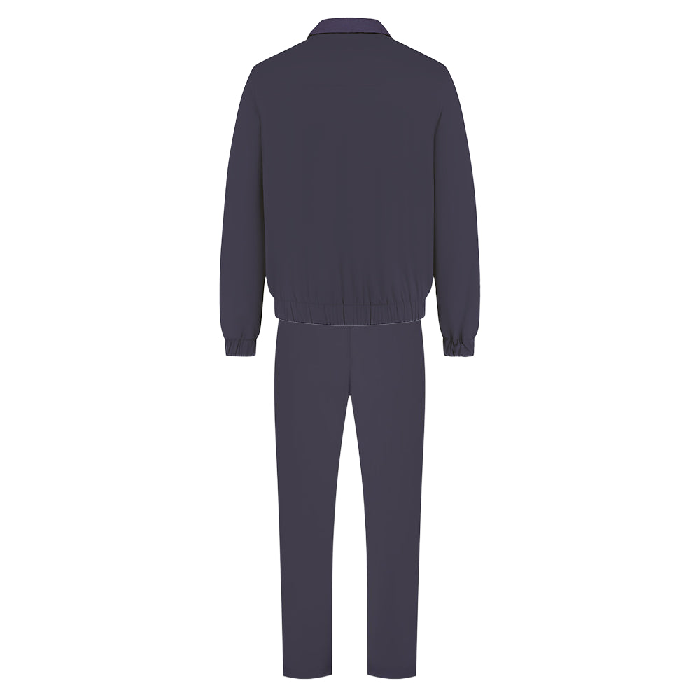 Navy tracksuit on a white background