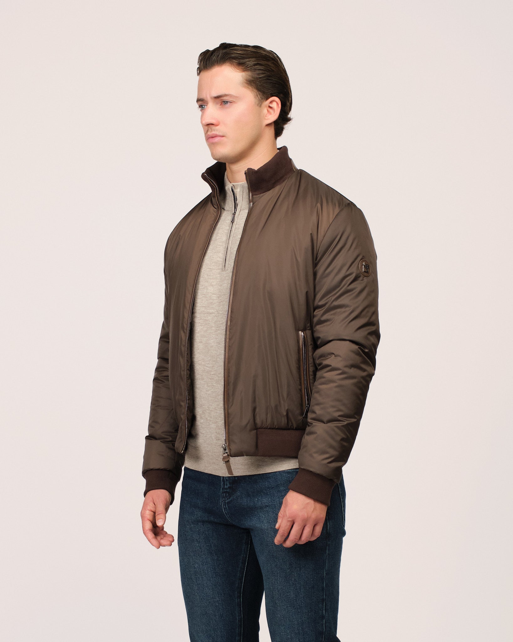 The Classic Bomber Jacket Brown