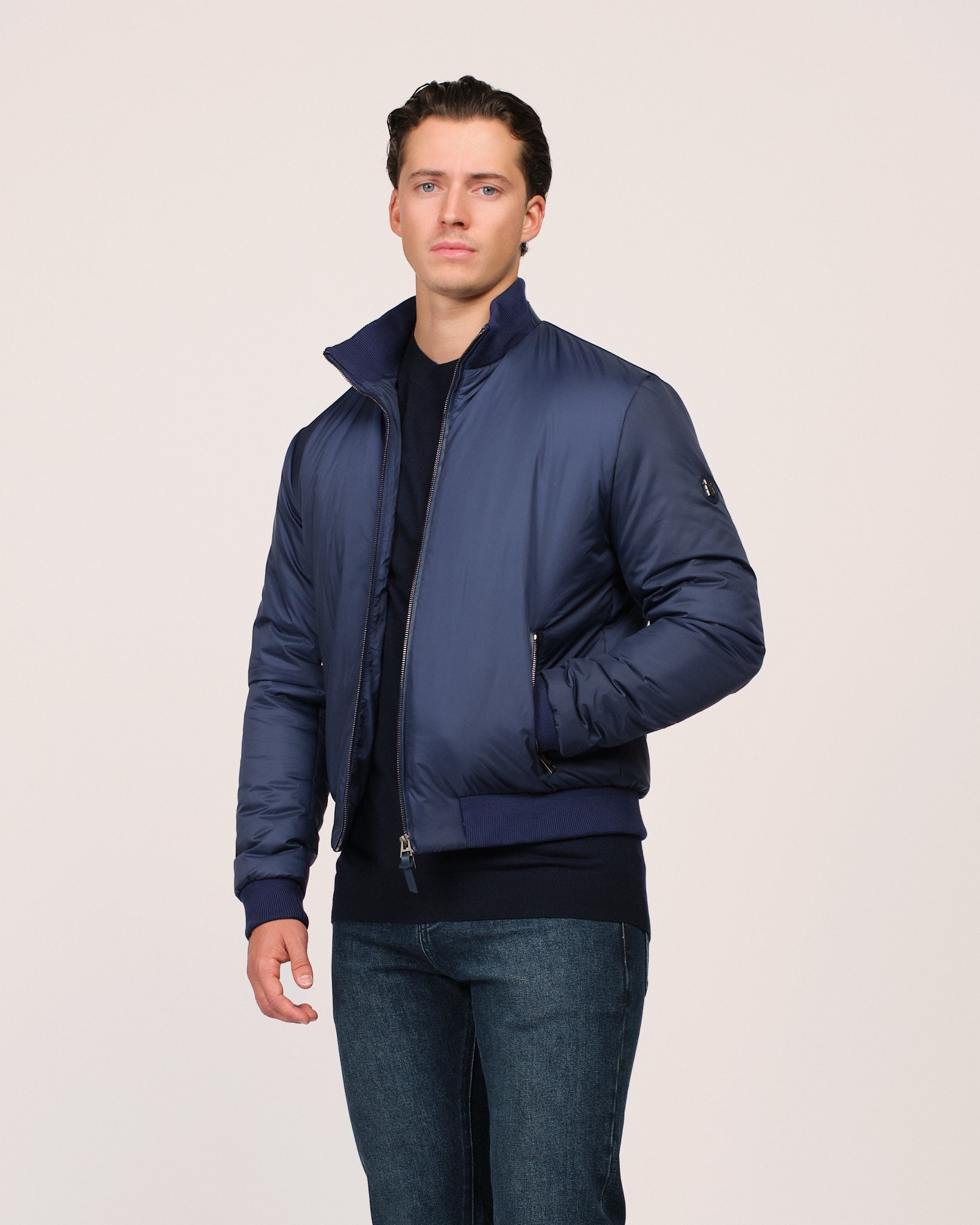 The Classic Bomber Jacket Navy