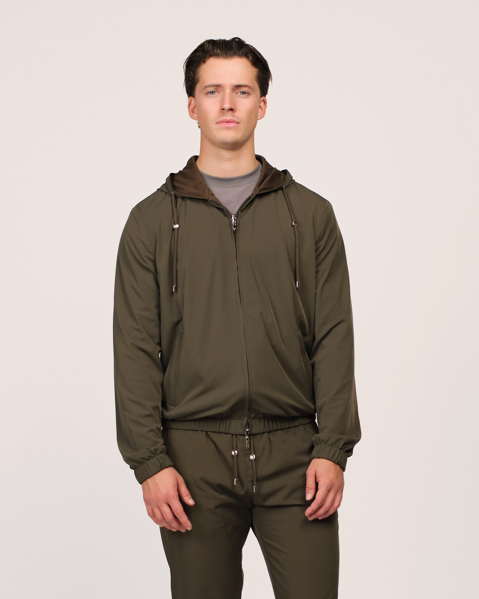 The Reversible Tech Suit Khaki Brown