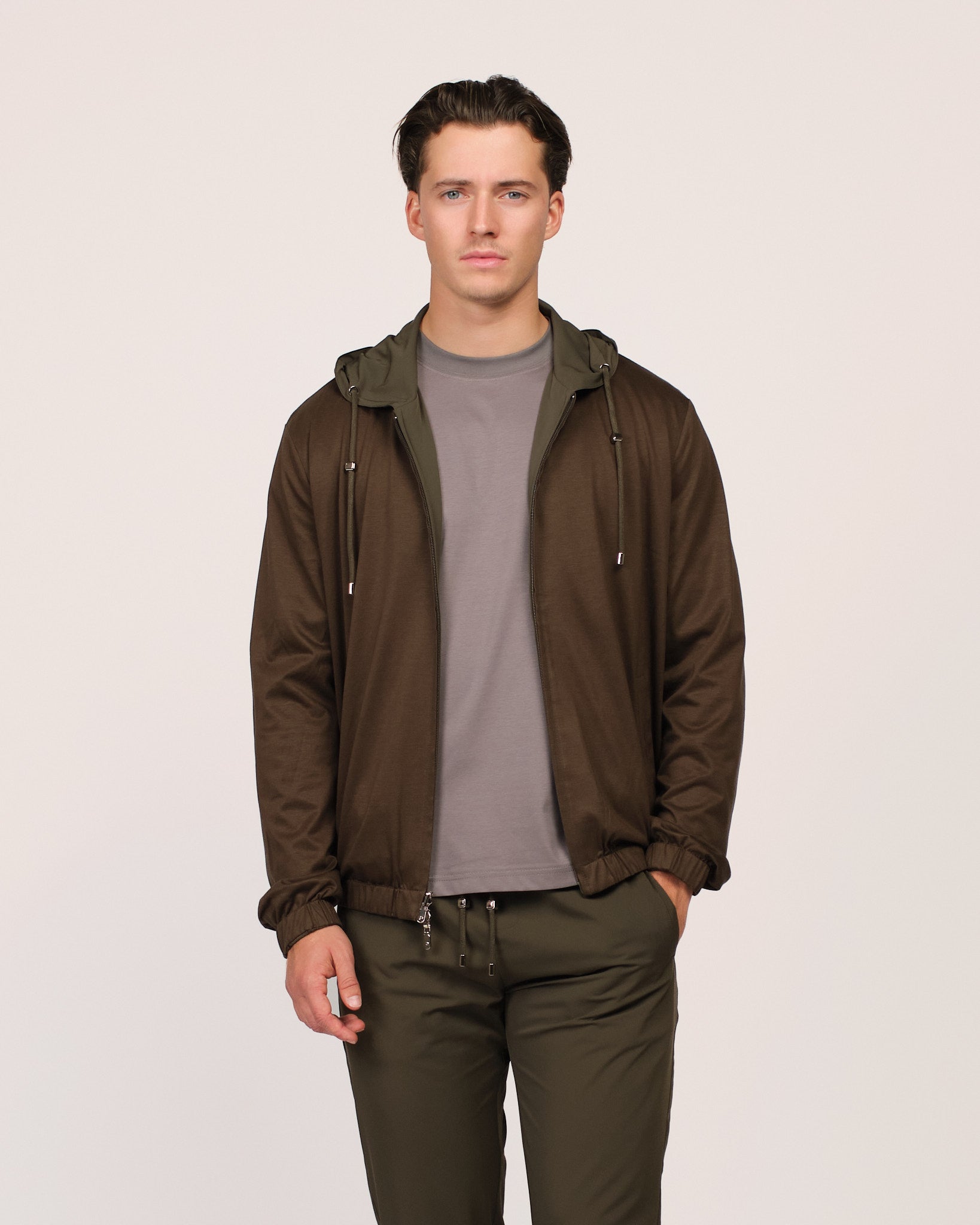 The Reversible Tech Suit Khaki Brown