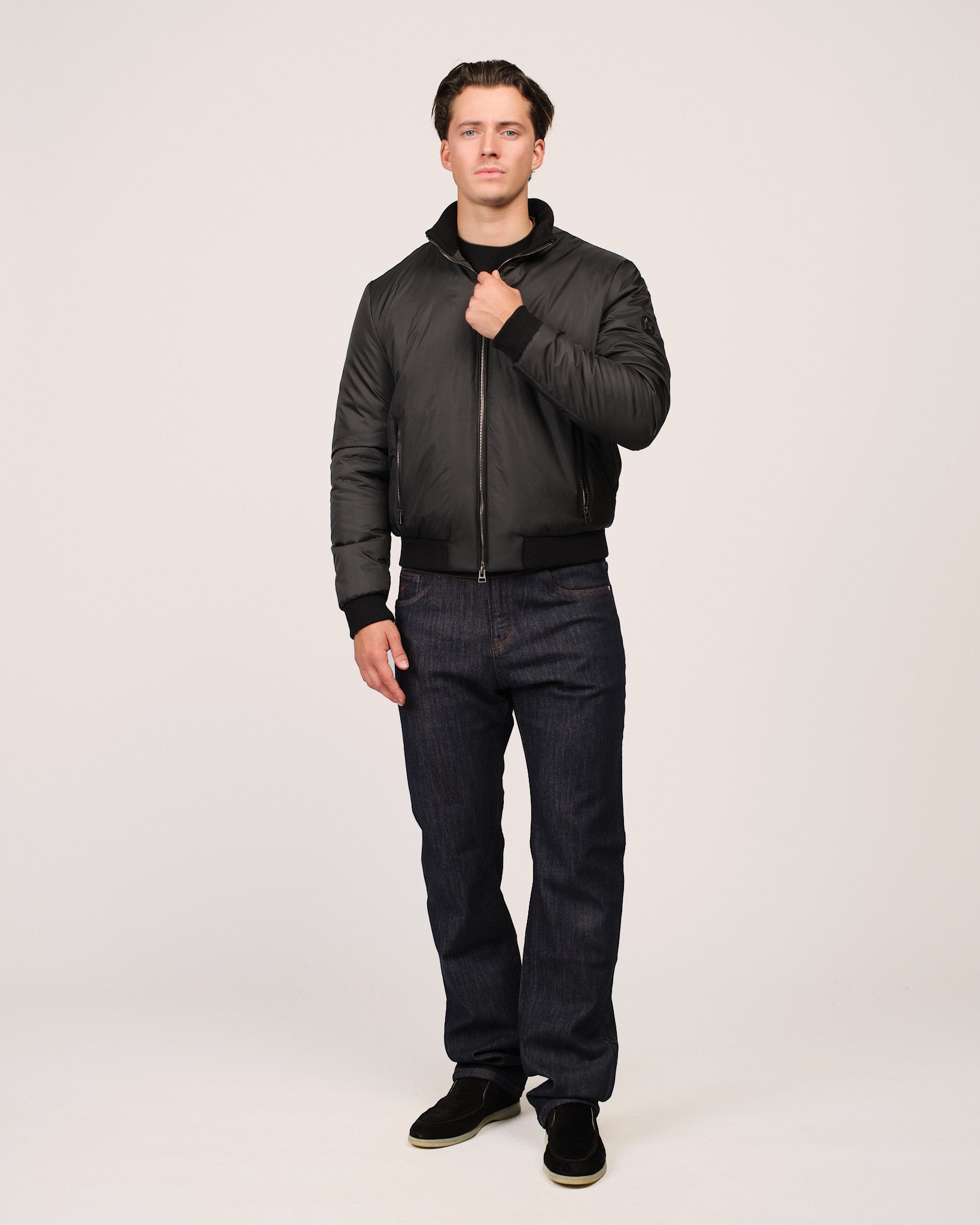 The Classic Bomber Jacket Black