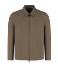 Brown jacket on a white background
