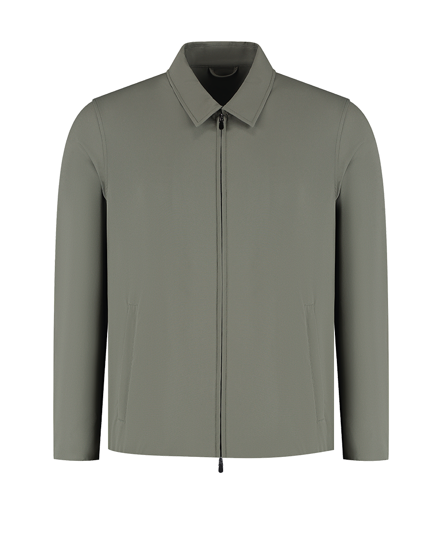 Gray jacket on a white background