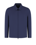 Navy blue jacket on a white background