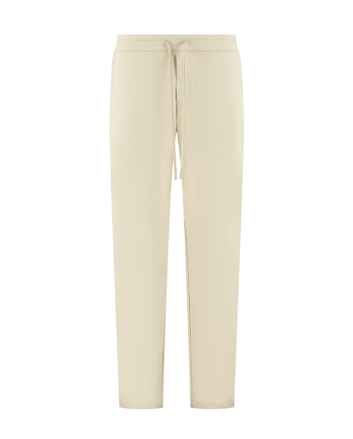 Beige pants on a white background