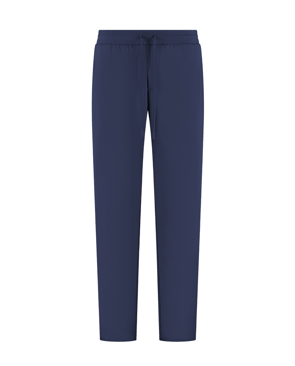 Navy blue pants on a white background