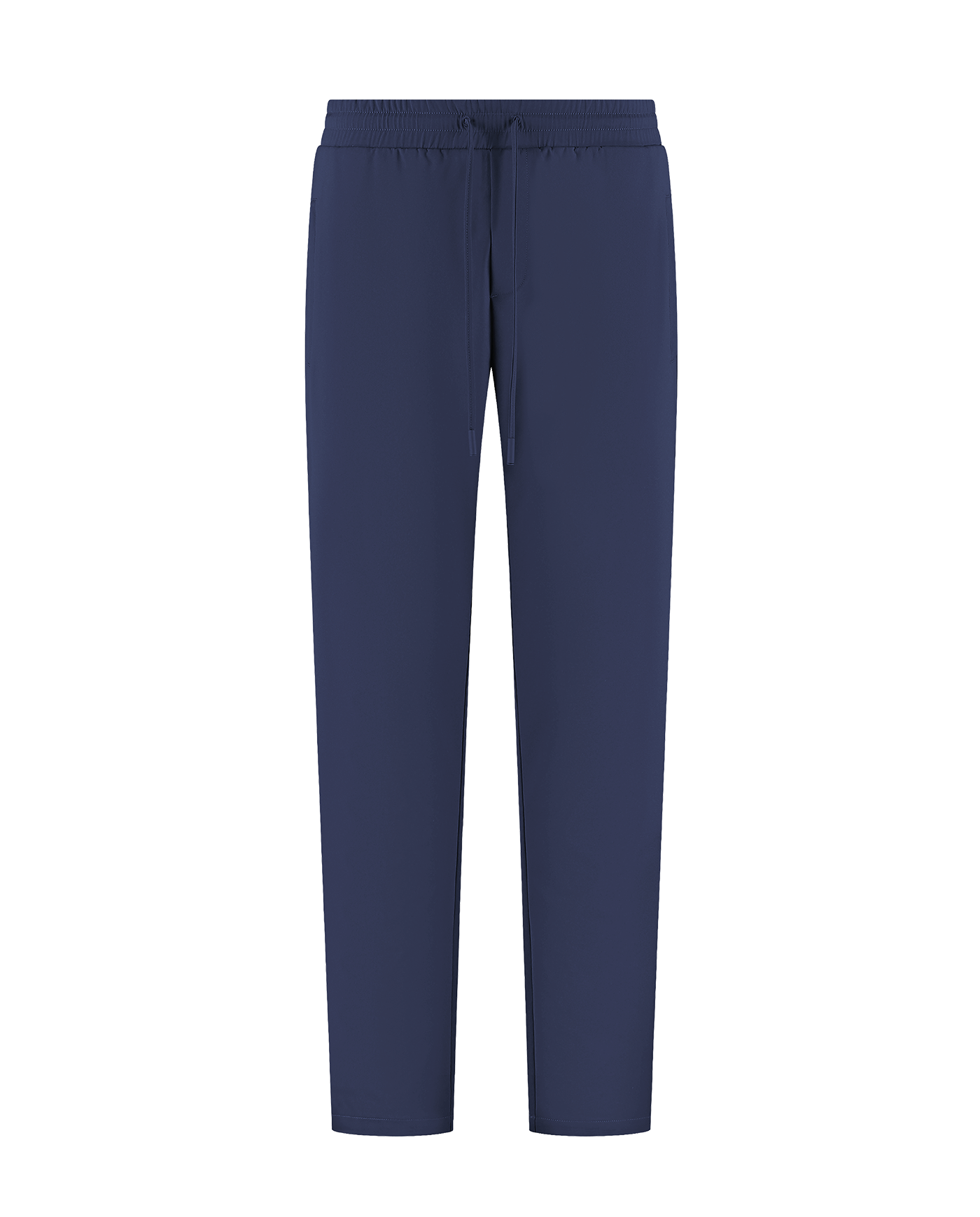 Navy blue pants on a white background