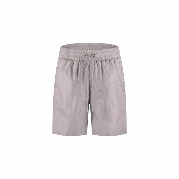Grey Nylon Swim Shorts for Modern Poolside Style
