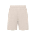 Beige Terry Resort Shorts for men with relaxed fit and lightweight summer style
