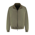 Green jacket on a white background