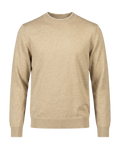 Beige sweater on a white background