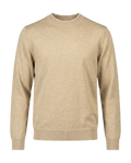 Beige sweater on a white background