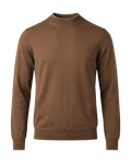 Brown sweater on a white background