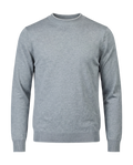 Gray sweater on a white background