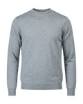Gray sweater on a white background