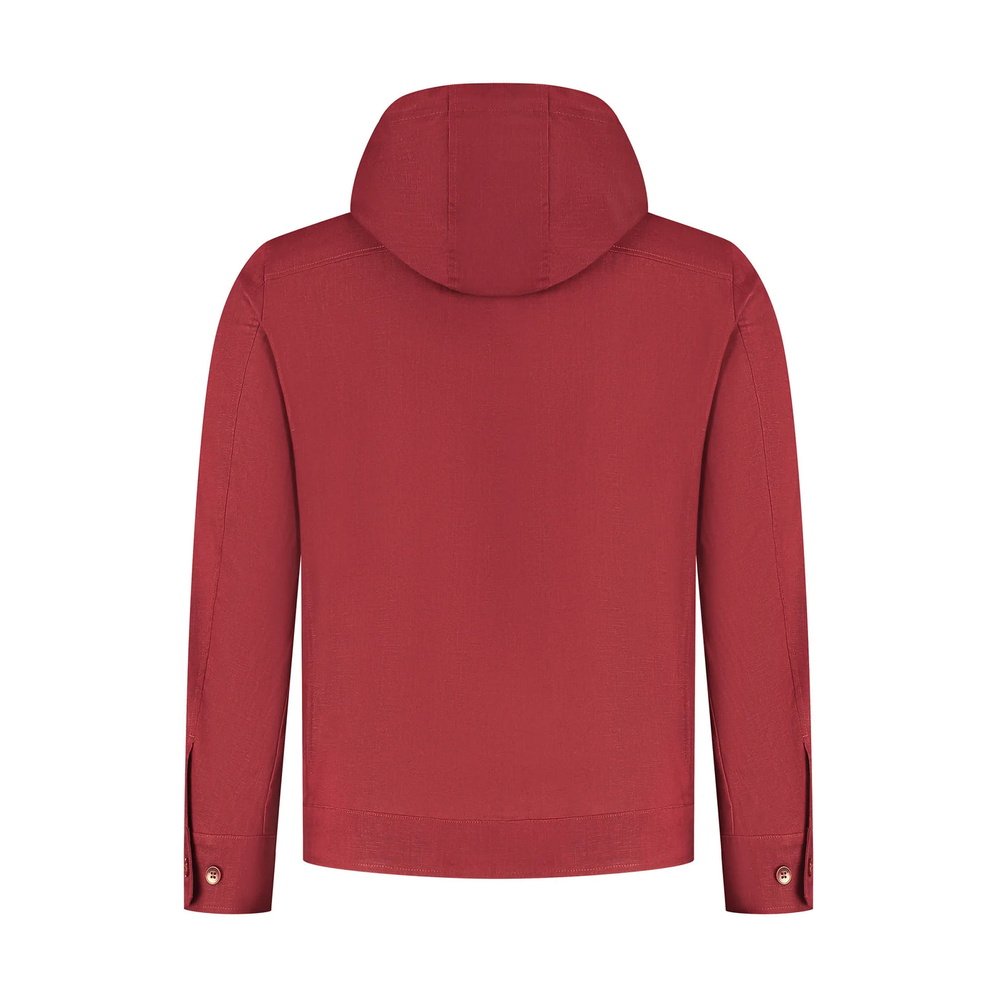 Red hoodie on a white background