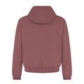 Mauve hoodie on a white background