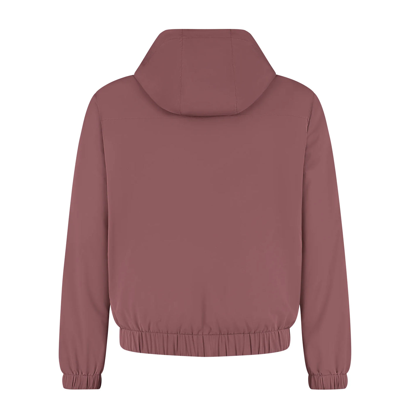 Mauve hoodie on a white background