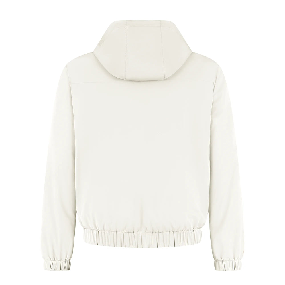 White hoodie on a white background