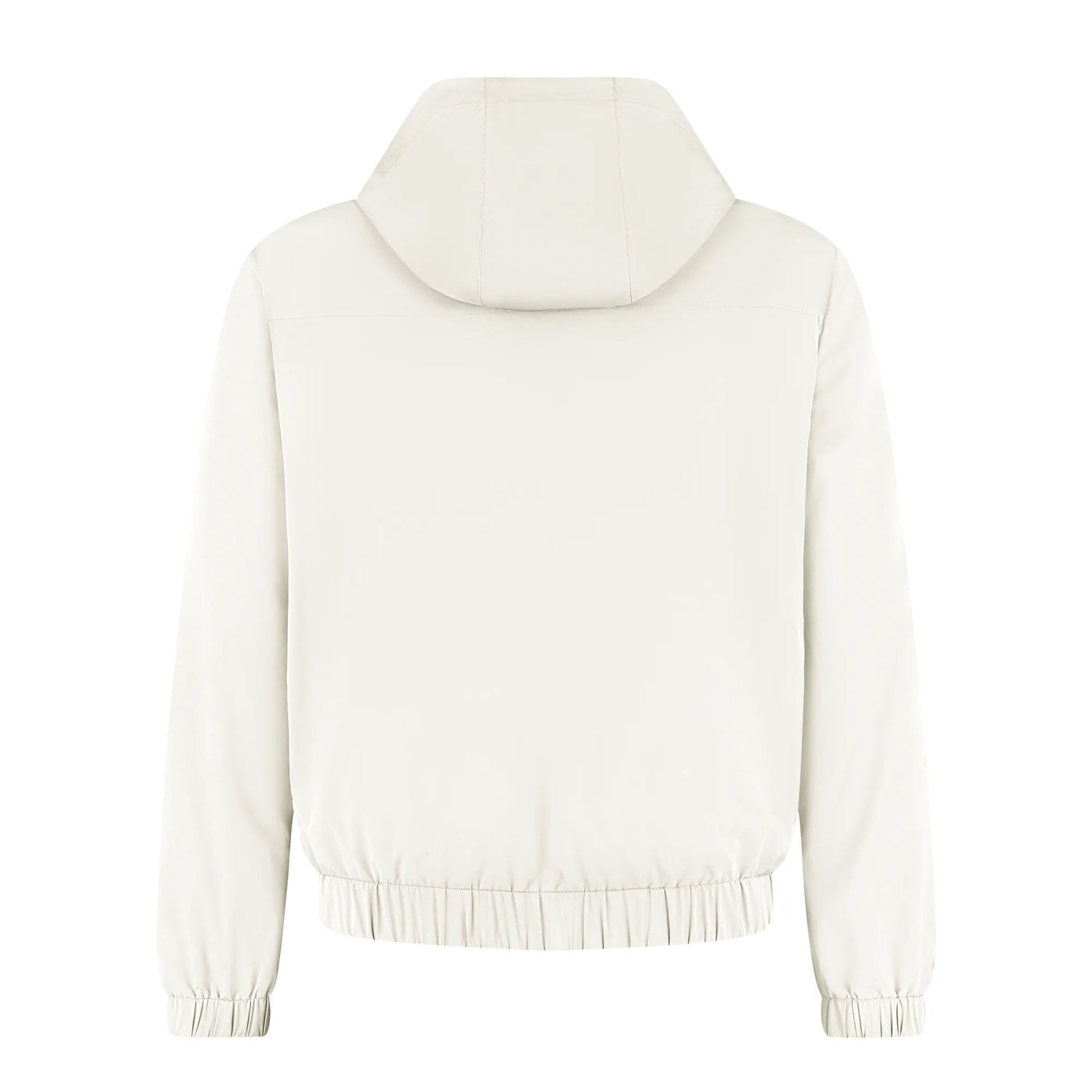 White hoodie on a white background