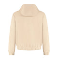 Beige hoodie on a white background
