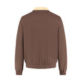 Brown jacket on a white background