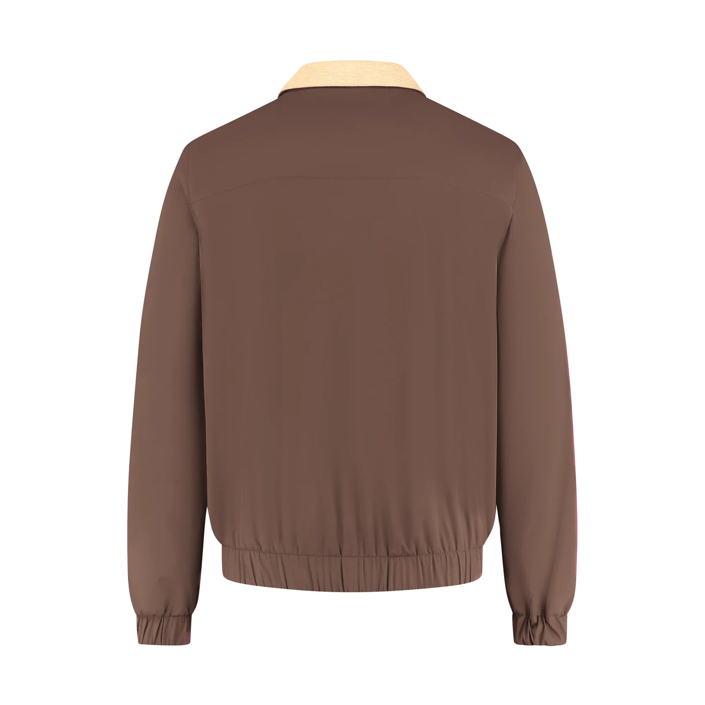 Brown jacket on a white background