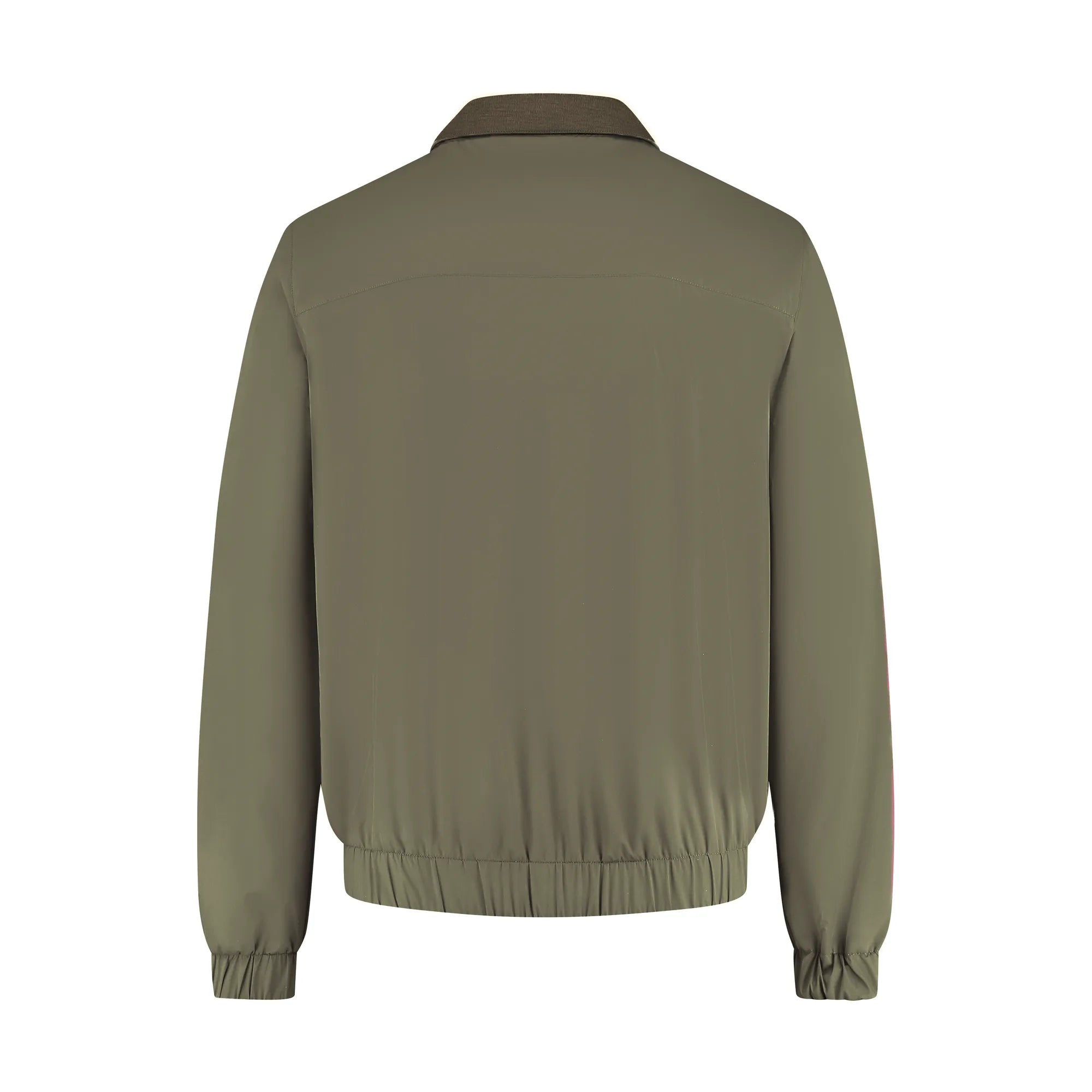 Green jacket on a white background
