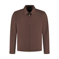 Brown jacket on a white background