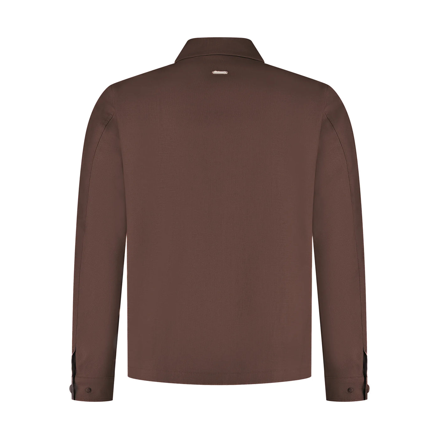 Brown jacket on a white background