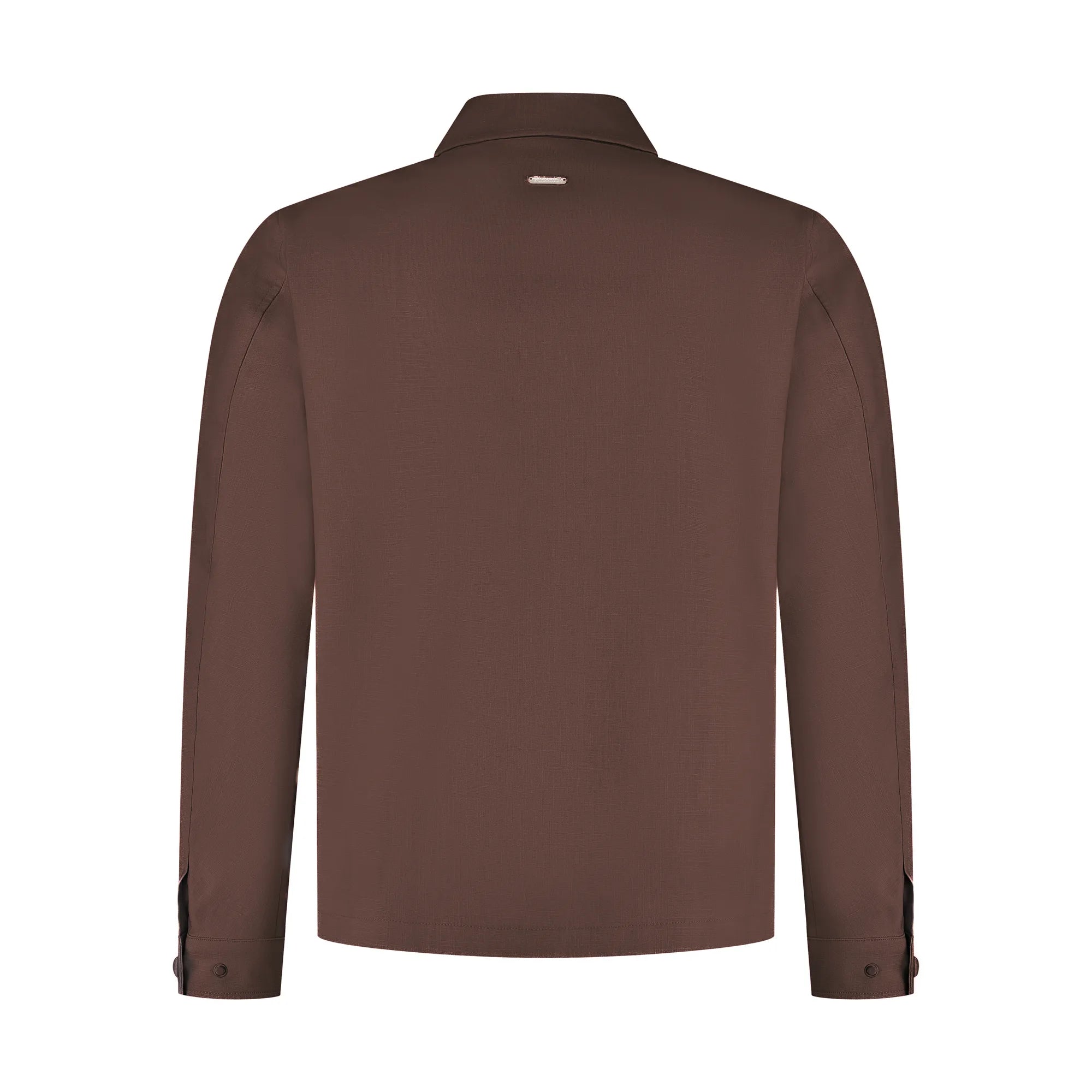 Brown jacket on a white background