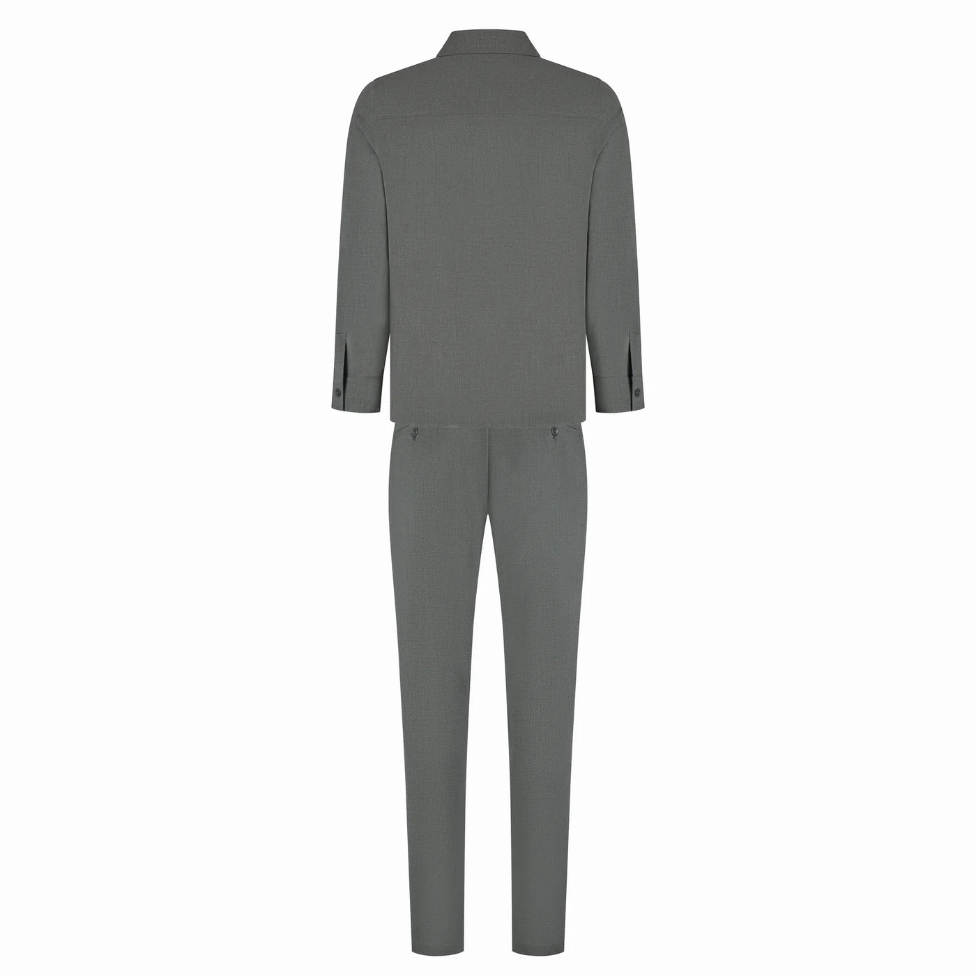 Gray jumpsuit on a white background