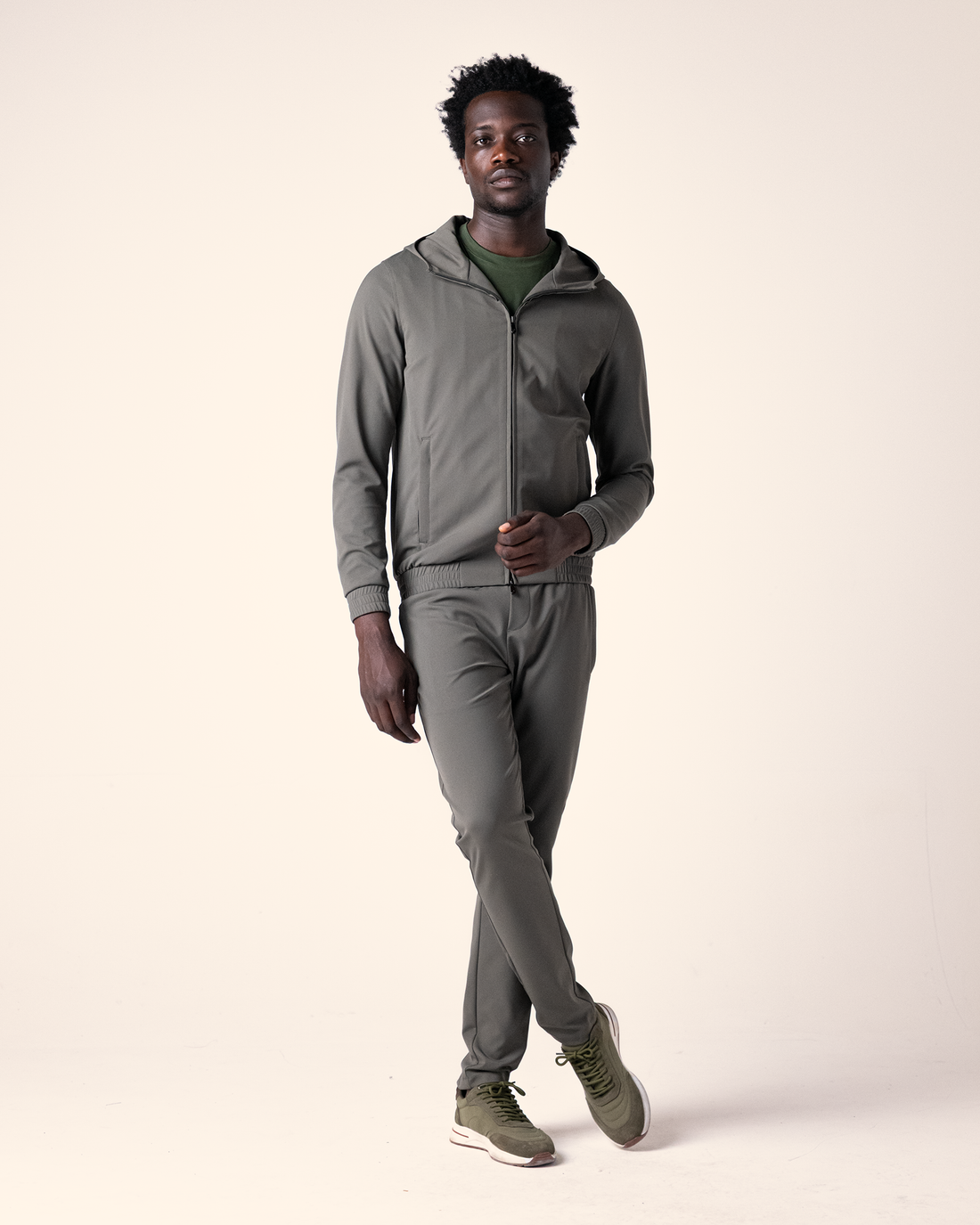 Hooded Tech Costume Green