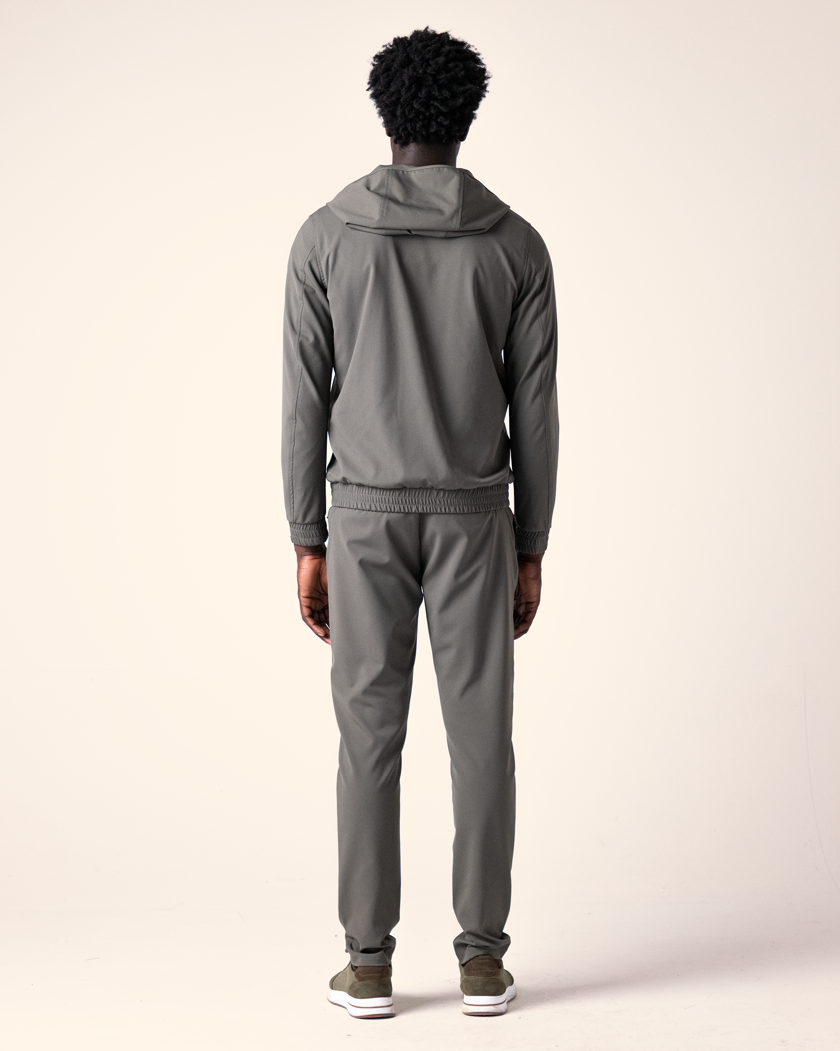 Hooded Tech Suit Green