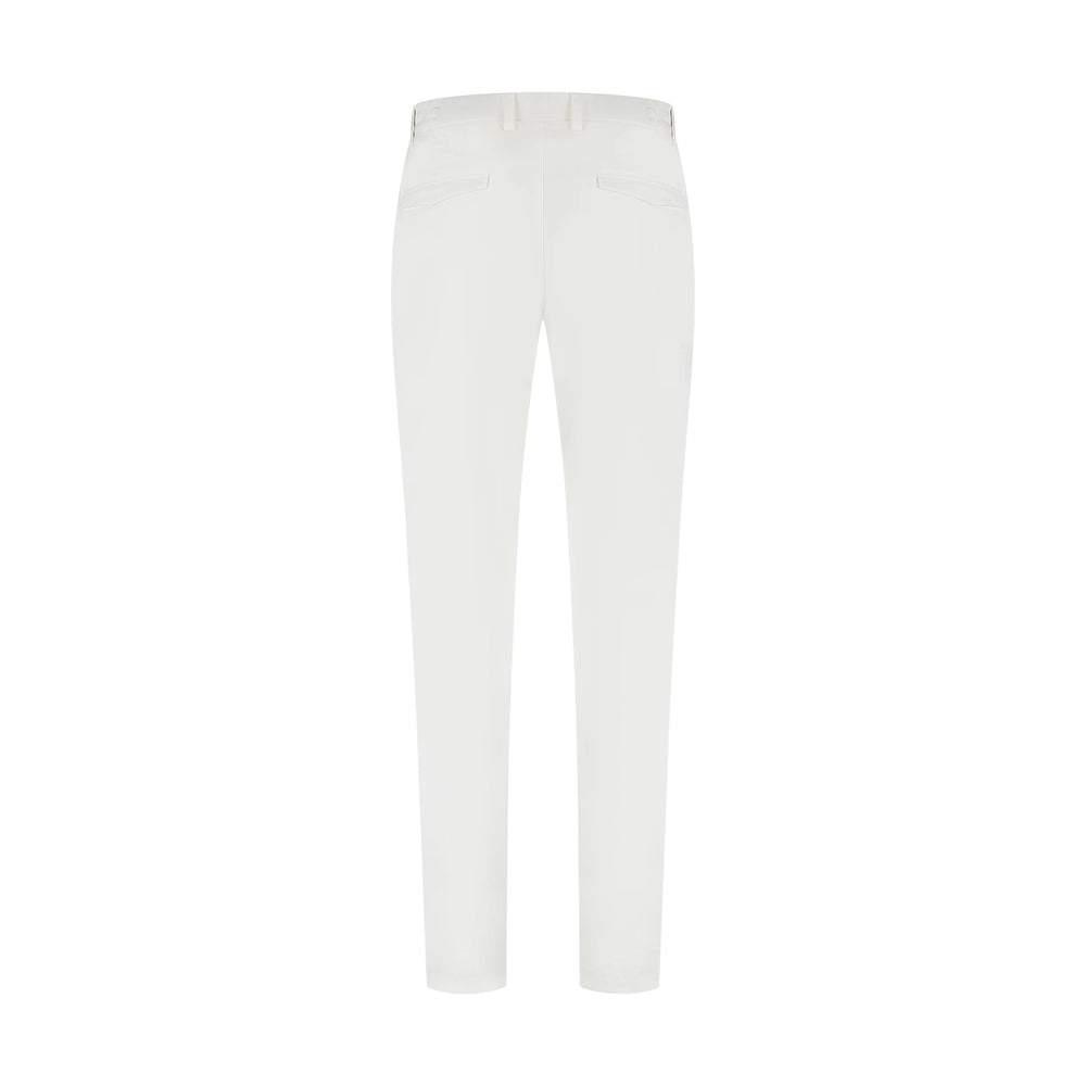 White pants on a white background