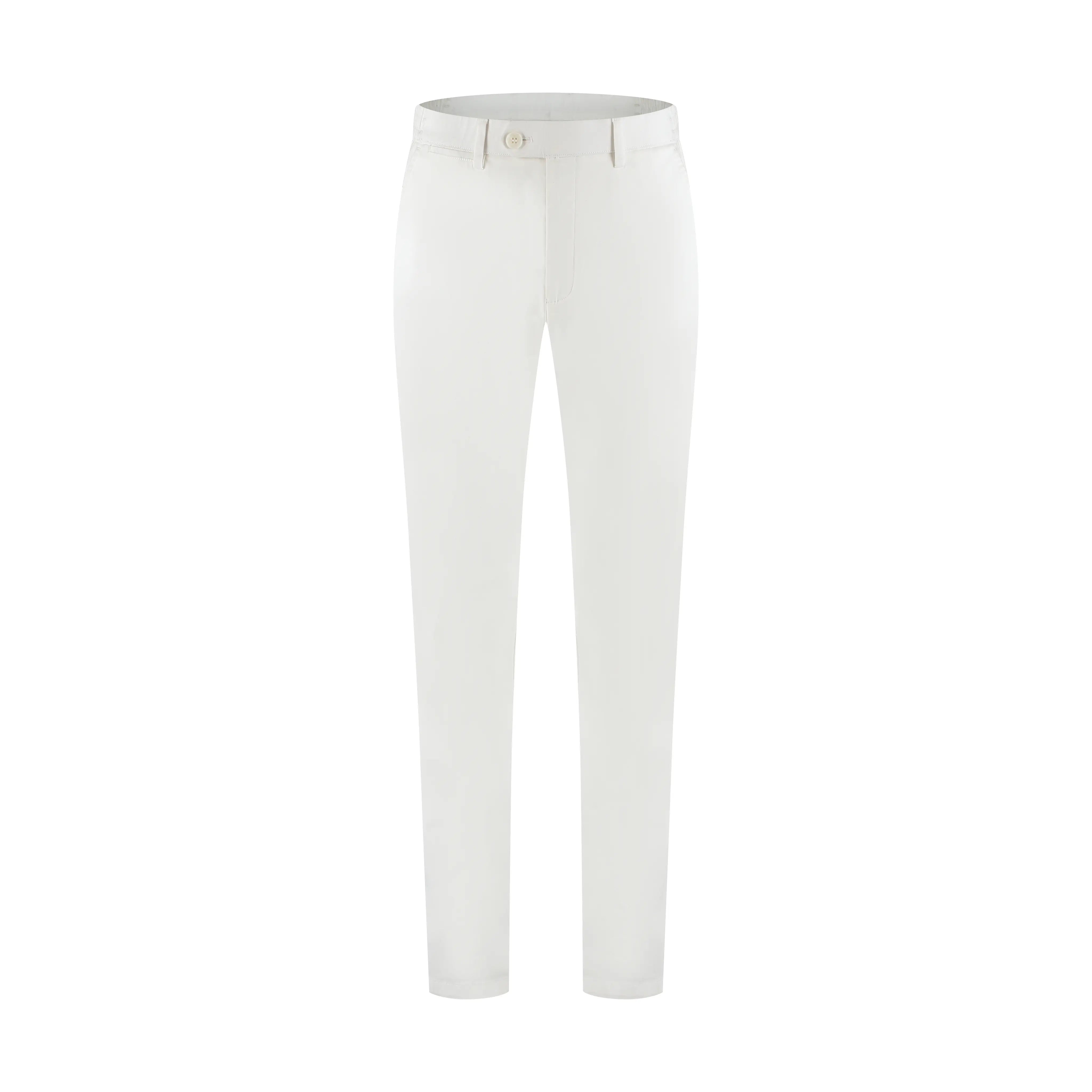 White pants on a white background