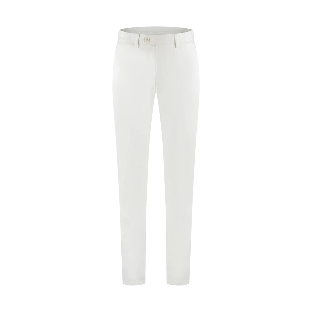 White pants on a white background