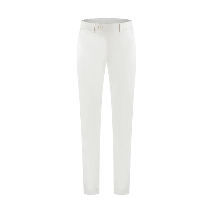 White pants on a white background