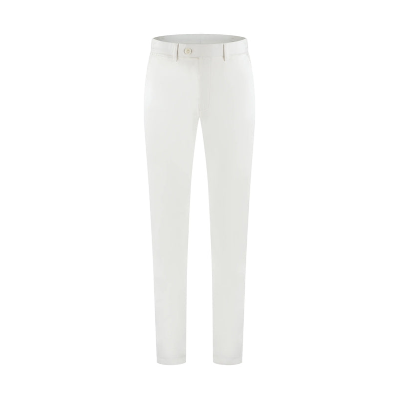 White pants on a white background